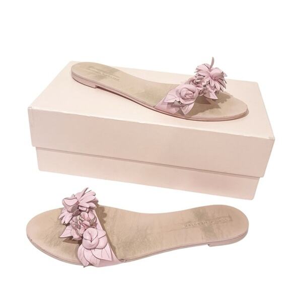 Sophia Webster Lilico Slide Pink Floral - Picture 1 of 12